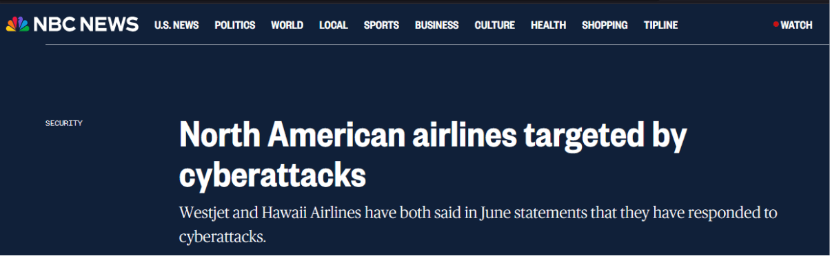 North American Airlines Cyberattack Incidents (June 2025).png